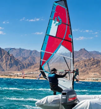 Dahab Windserfing boat
