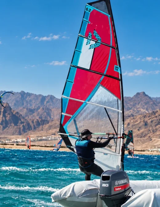 Dahab Windserfing boat
